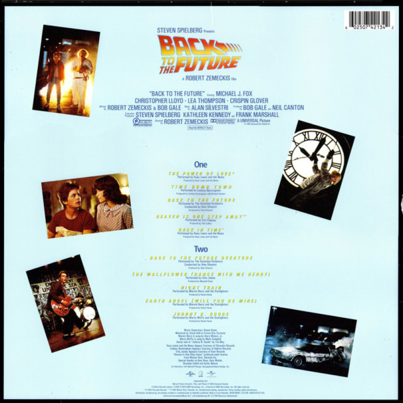 Вінілова платівка  Various - Music from the Motion Picture Soundtrack-Back To The Future (Vinyl, LP, Album, Compilation, Repress)