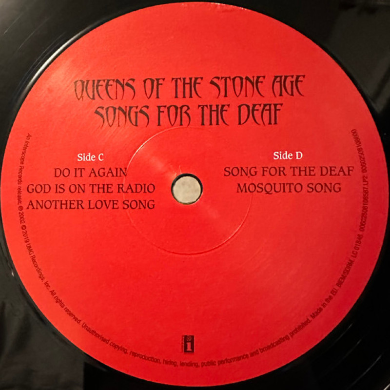Вінілова платівка  Queens Of The Stone Age - Songs For The Deaf (Vinyl, LP, Album, Reissue)