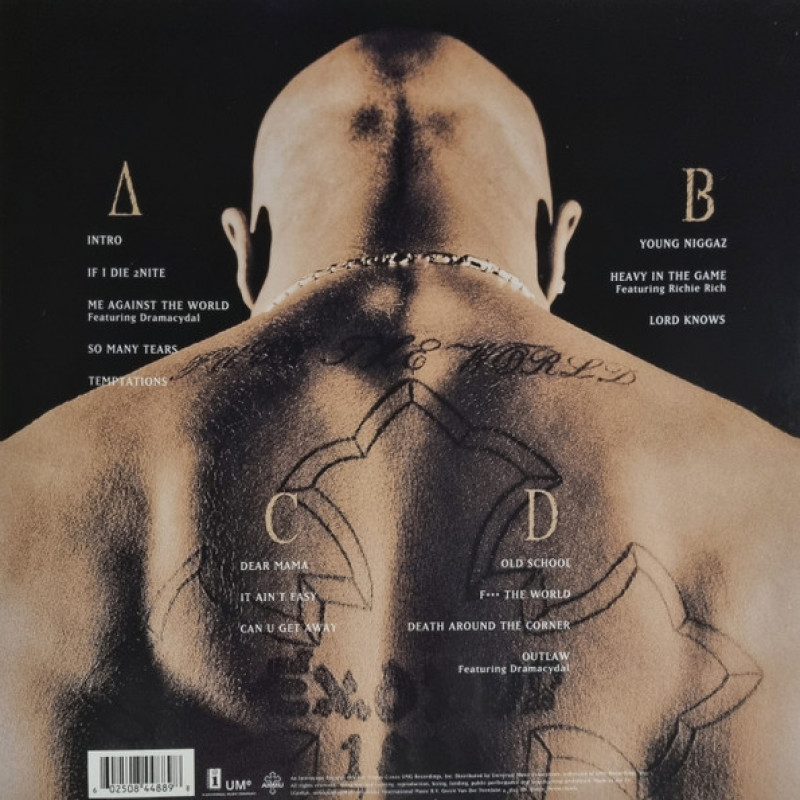 Вінілова платівка  2Pac - Me Against The World (Vinyl, LP, Album, Reissue)