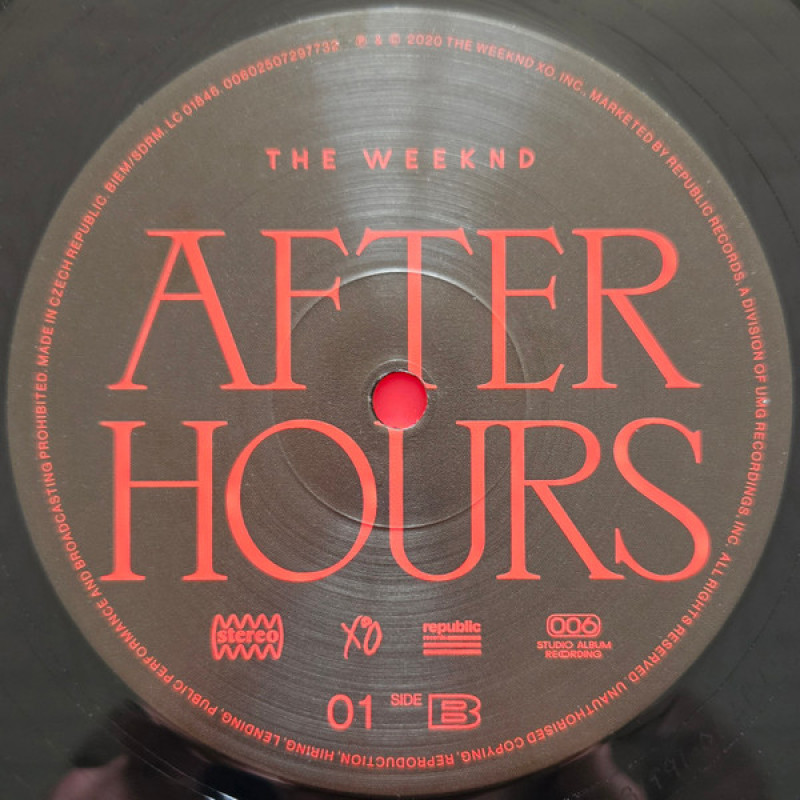 The Weeknd - After Hours (Europe 25 Sep 2020)