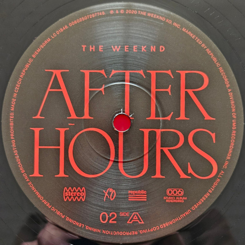 The Weeknd - After Hours (Europe 25 Sep 2020)