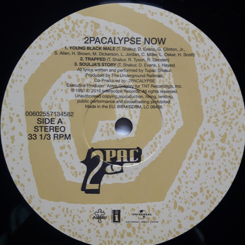 2Pac - 2Pacalypse Now  (Europe 2016)