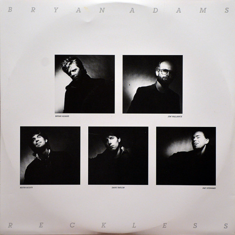 Вінілова платівка  Bryan Adams - Reckless (Vinyl, LP, Album, Reissue)