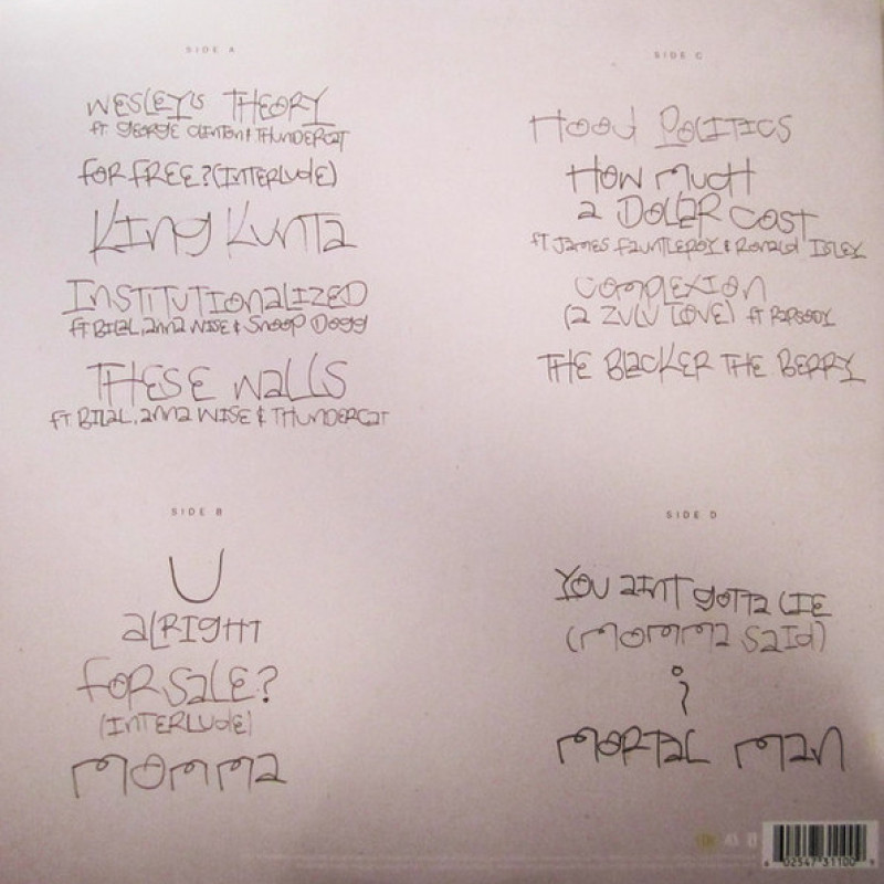 Kendrick Lamar - To Pimp A Butterfly (Europe 2018)