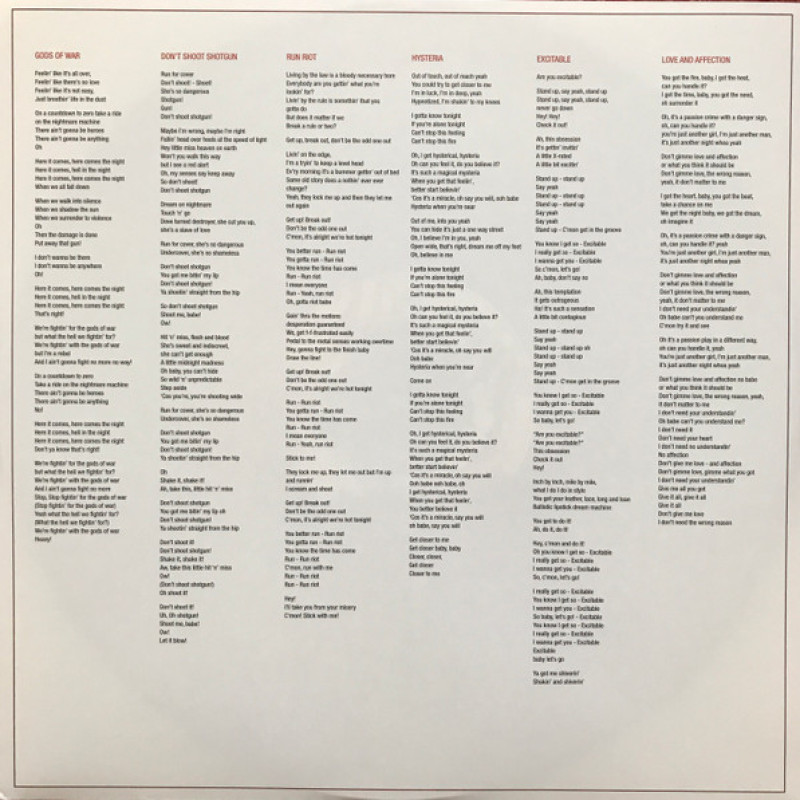 Вінілова платівка  Def Leppard - Hysteria (Vinyl, LP, Album, Reissue, Remastered)