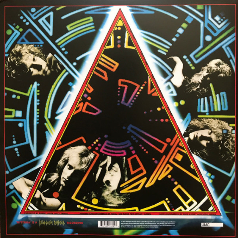 Вінілова платівка  Def Leppard - Hysteria (Vinyl, LP, Album, Reissue, Remastered)