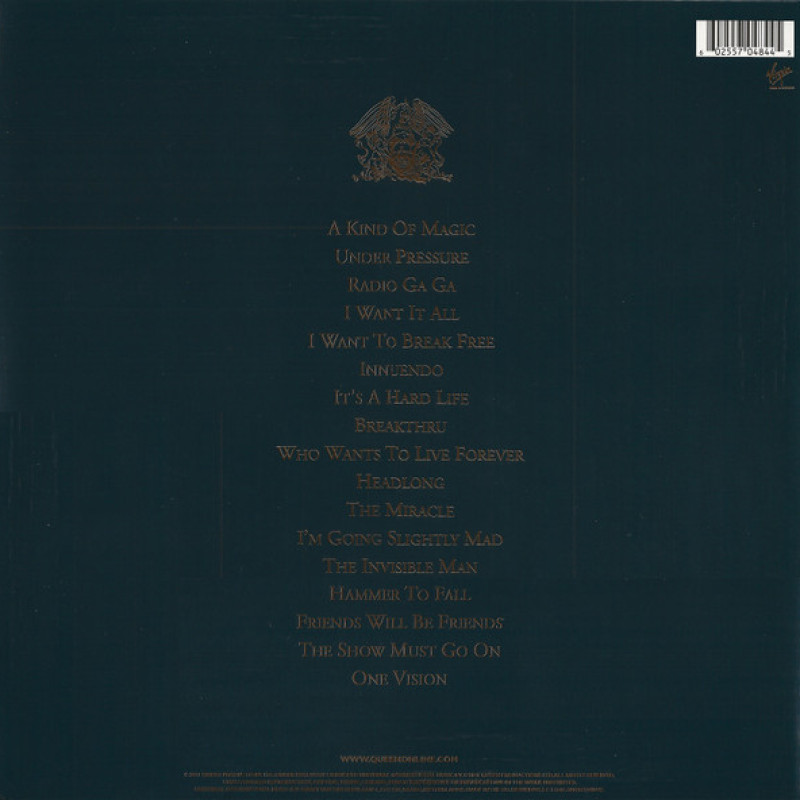 Вінілова платівка  Queen - Greatest Hits II (Vinyl, LP, Compilation, Reissue, Remastered, Stereo)
