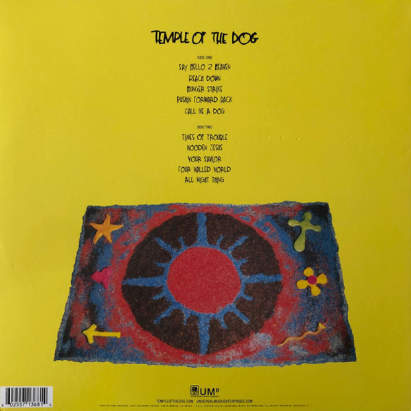 Вінілова платівка  Temple Of The Dog - Temple Of The Dog (Vinyl, LP, Album, Reissue, Remastered)