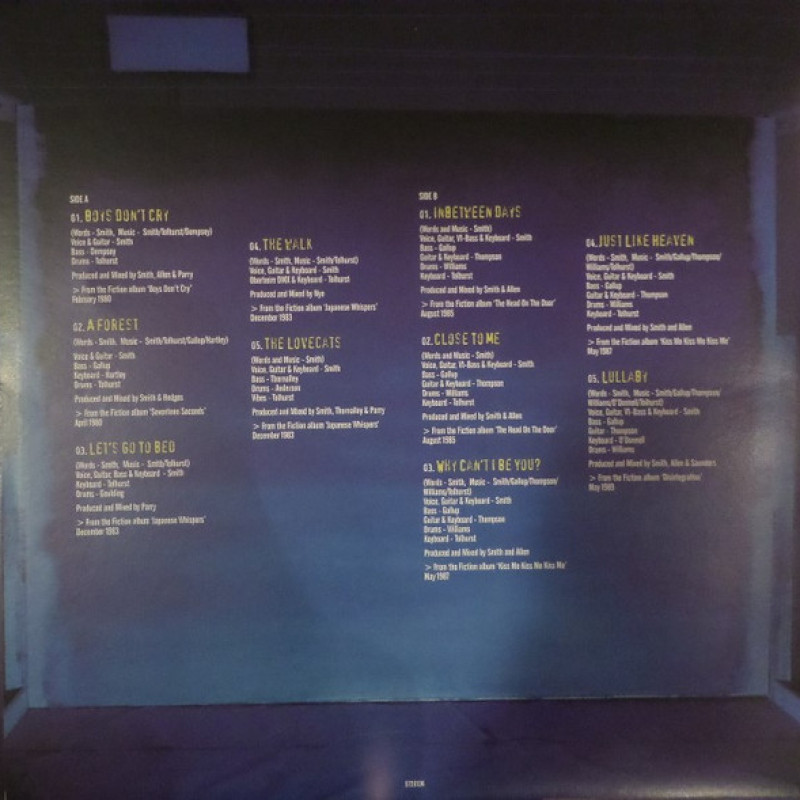 Вінілова платівка  The Cure - Greatest Hits (Vinyl, LP, Compilation, Reissue, Remastered)