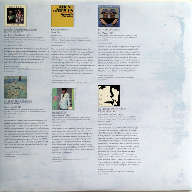 Вінілова платівка  Elton John - Diamonds (Vinyl, LP, Compilation, Reissue, Remastered, Stereo)