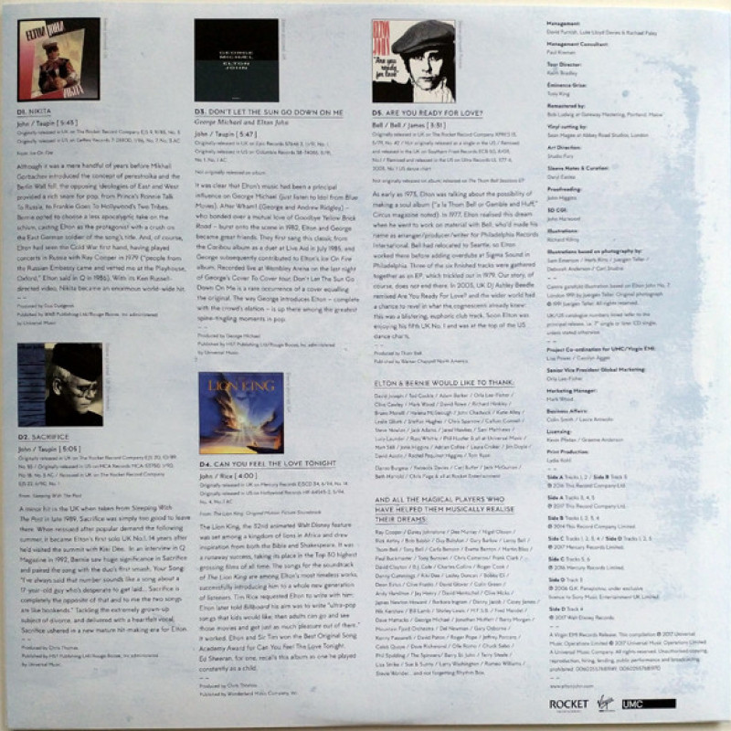 Вінілова платівка  Elton John - Diamonds (Vinyl, LP, Compilation, Reissue, Remastered, Stereo)