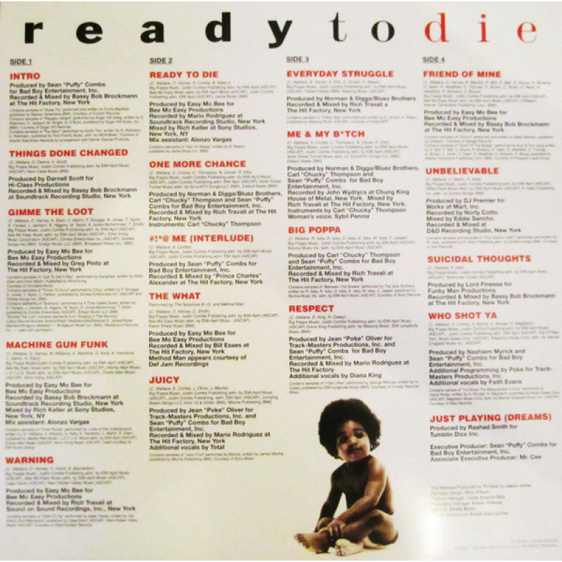 Notorious B.I.G. - Ready To Die (Europe 08 Oct 2021)