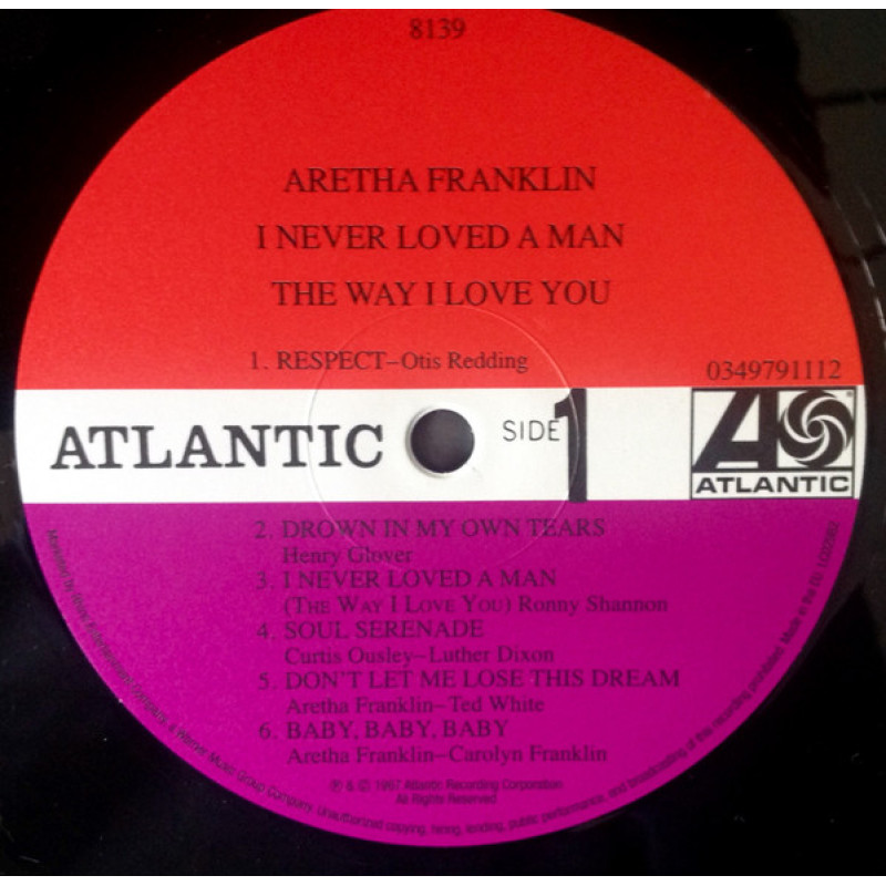 Aretha Franklin - I Never Loved A Man The Way I Love You (Europe 04 Sep 2013)