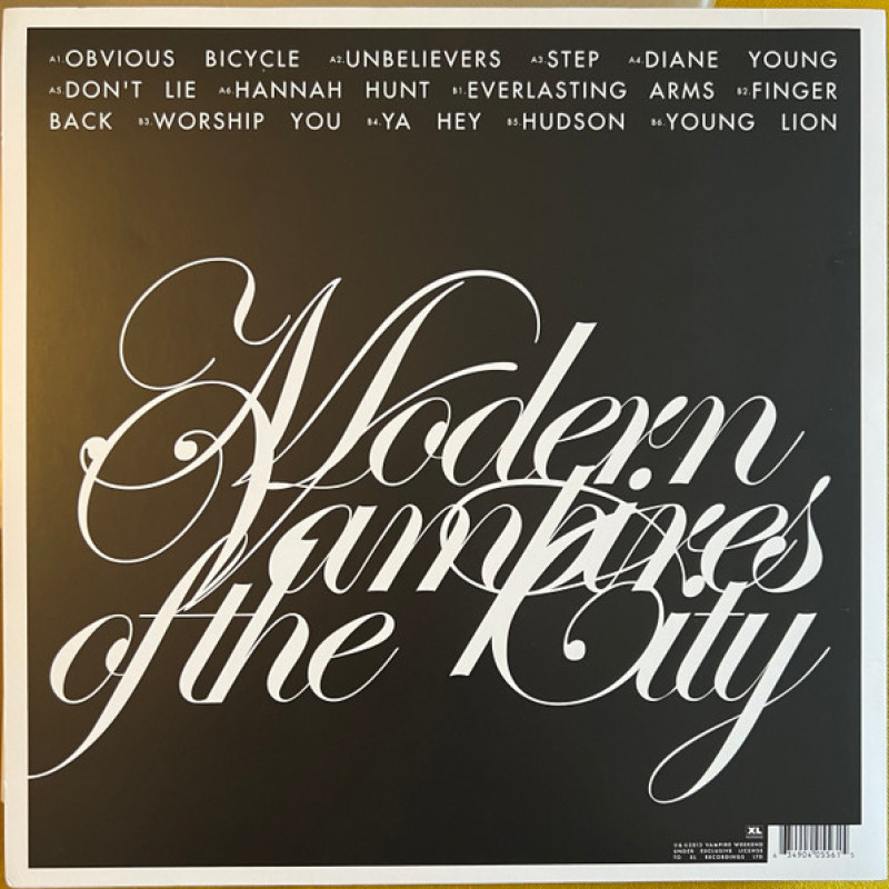 Вінілова платівка  Vampire Weekend - Modern Vampires Of The City (Vinyl, LP, Album)