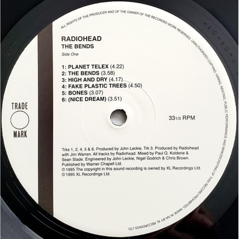 Radiohead - The Bends (US 2016)