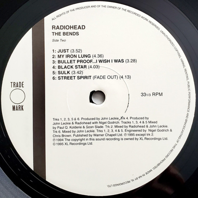 Radiohead - The Bends (US 2016)