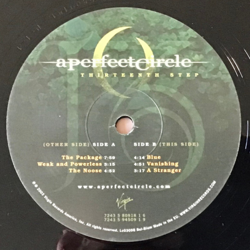 Вінілова платівка  A Perfect Circle - Thirteenth Step (Vinyl, LP, Album)
