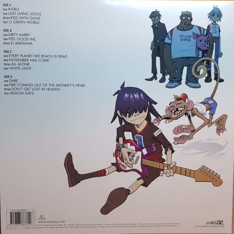Gorillaz - Demon Days (Europe 13 Jul 2018)