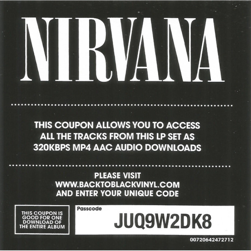 Nirvana - MTV Unplugged In New York (Europe 08 May 2020)