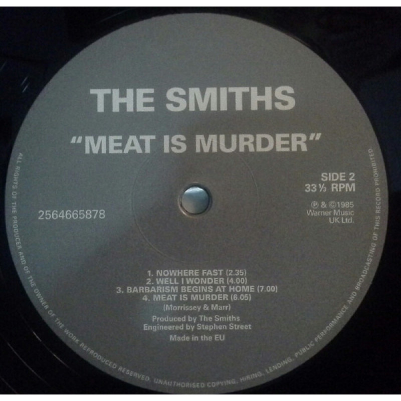 The Smiths - Meat Is Murder (UK & Europe 2012)