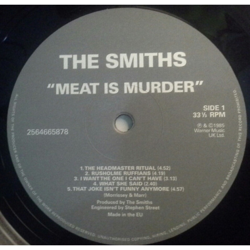 The Smiths - Meat Is Murder (UK & Europe 2012)