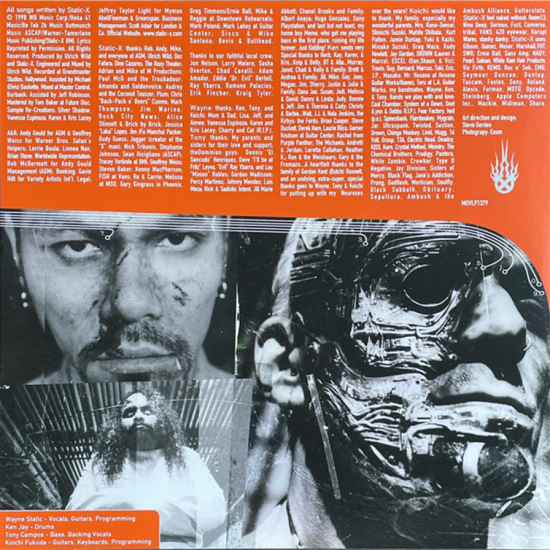 Вінілова платівка  Static-X - Wisconsin Death Trip (Vinyl, LP, Album, Reissue, Stereo)