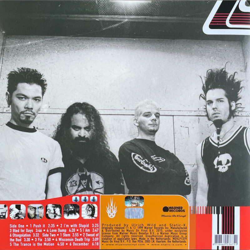Вінілова платівка  Static-X - Wisconsin Death Trip (Vinyl, LP, Album, Reissue, Stereo)