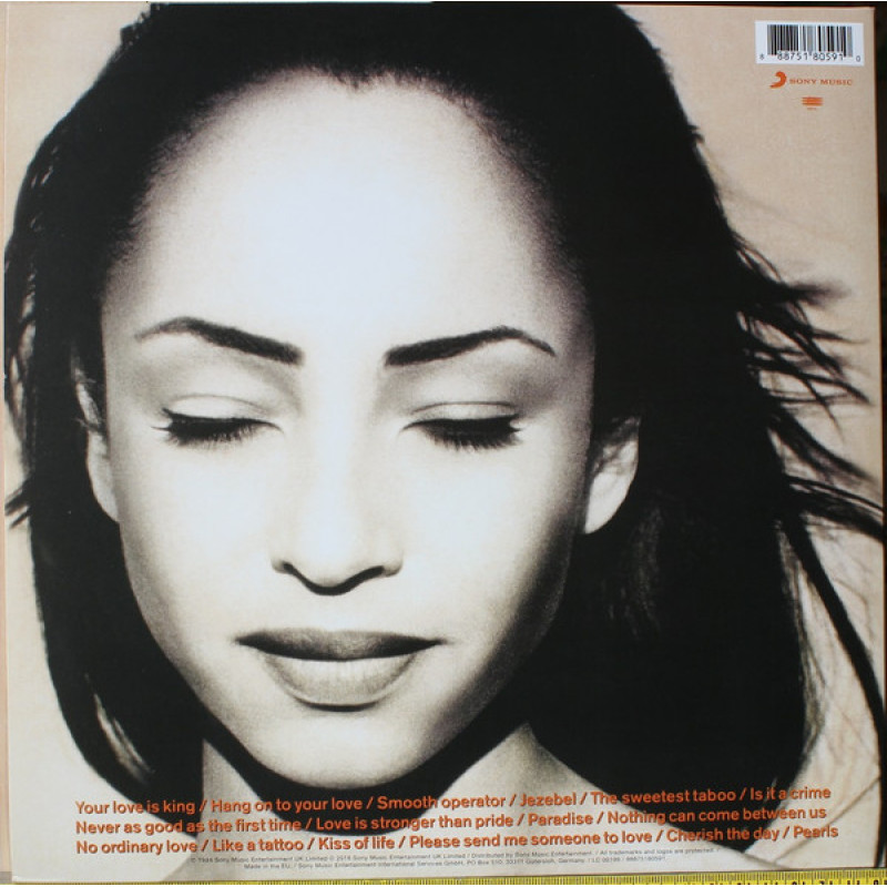 Sade - The Best Of Sade (Europe 2016)