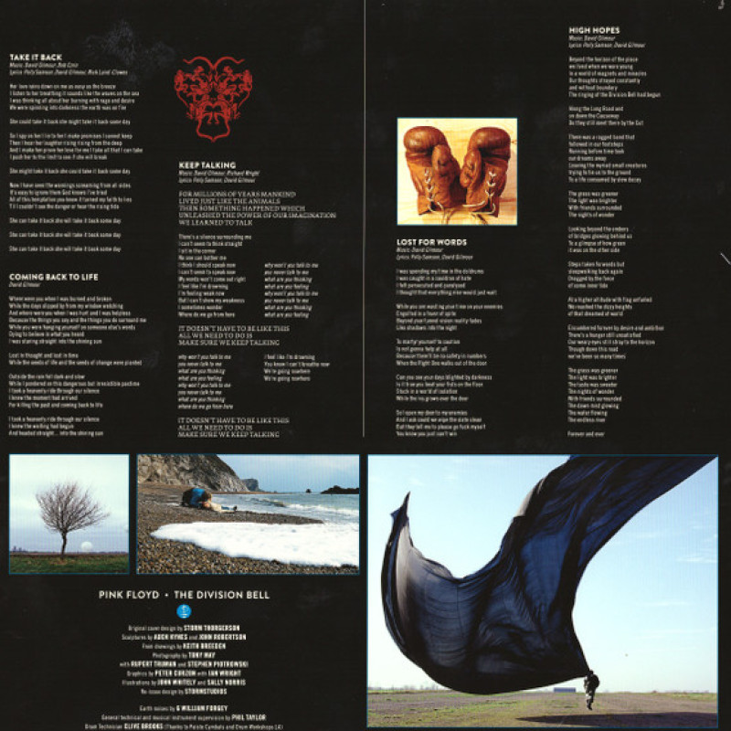 Вінілова платівка  Pink Floyd - The Division Bell (Vinyl, LP, Album, Reissue, Remastered)