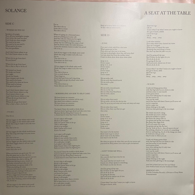 Вінілова платівка  Solange (2) - A Seat At The Table (Vinyl, LP, Album)