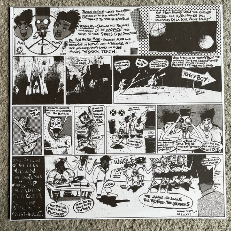 Вінілова платівка  De La Soul - 3 Feet High And Rising (Vinyl, LP, Album, Reissue, Stereo)