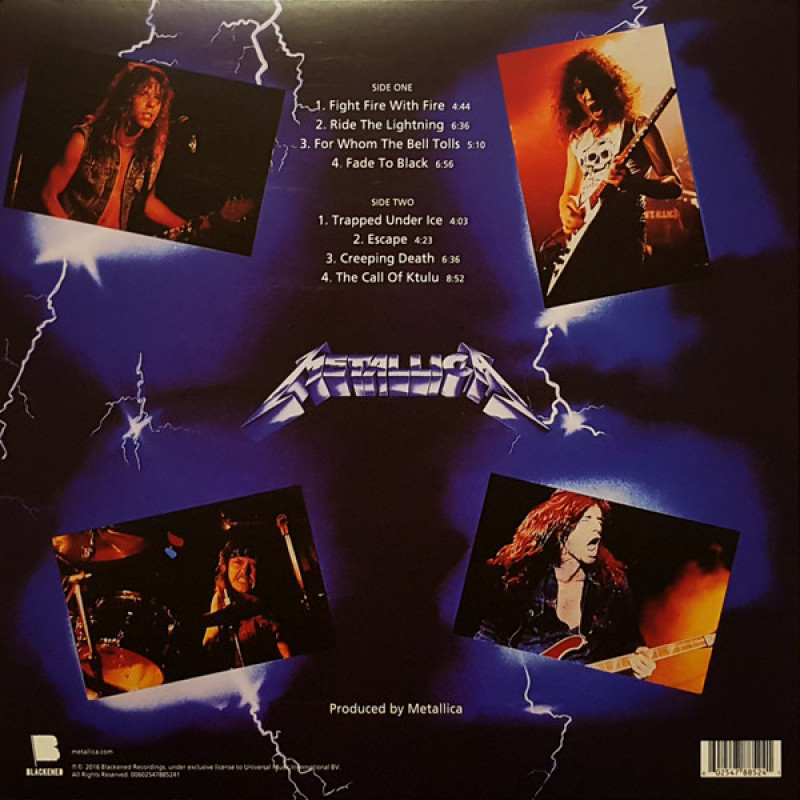 Metallica - Ride The Lightning (US 2023)