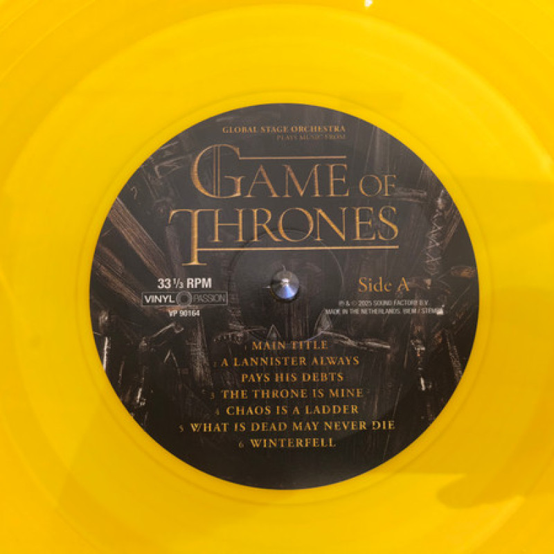 Вінілова платівка  Global Stage Orchestra - Plays Music From Game Of Thrones (Vinyl, LP, Album, Limited Edition)