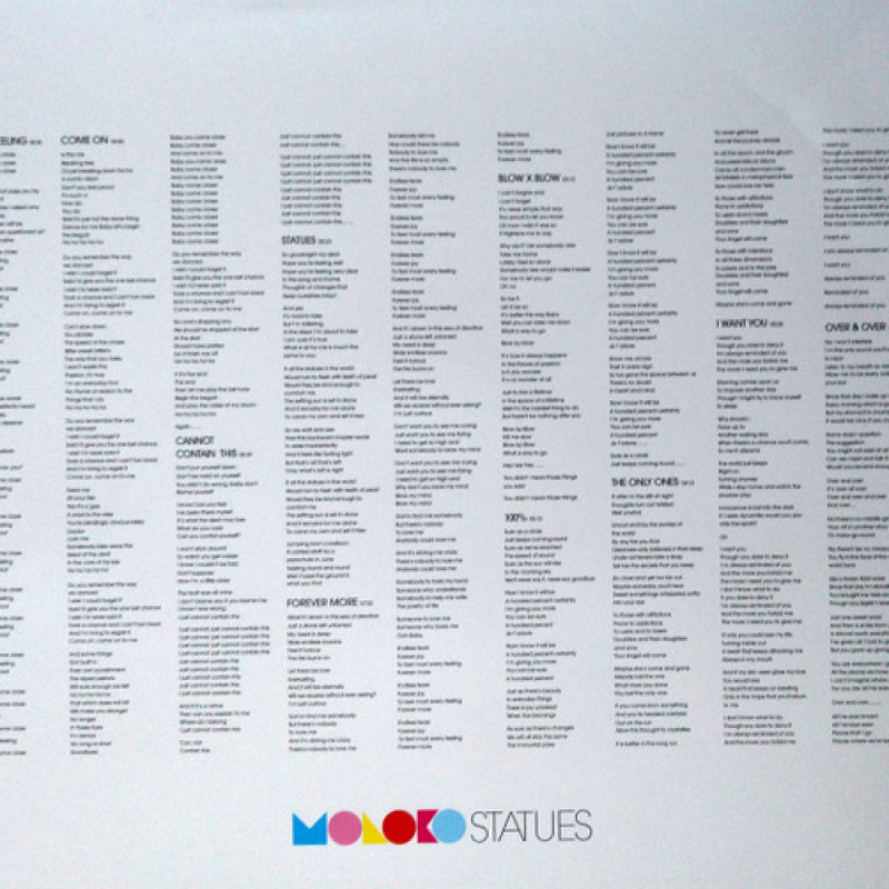 Вінілова платівка  Moloko - Statues (Vinyl, LP, Album, Reissue)
