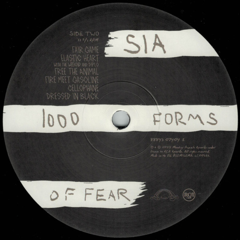 Sia - 1000 Forms Of Fear (Europe 2014)