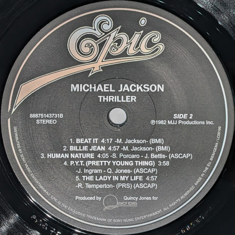 Michael Jackson - Thriller (Europe 2022)