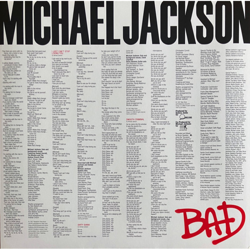 Michael Jackson - Bad (Europe 2022)