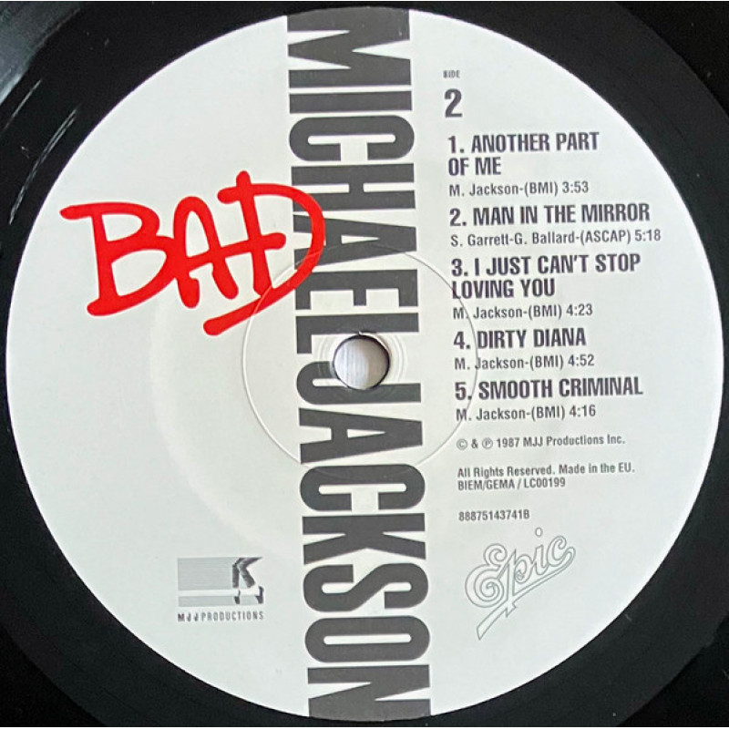 Michael Jackson - Bad (Europe 2022)
