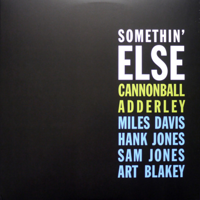 Вінілова платівка  Cannonball Adderley - Somethin' Else (Vinyl, LP, Album, Reissue)