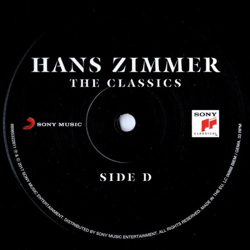 Hans Zimmer - The Classics (Europe 21 Feb 2017)