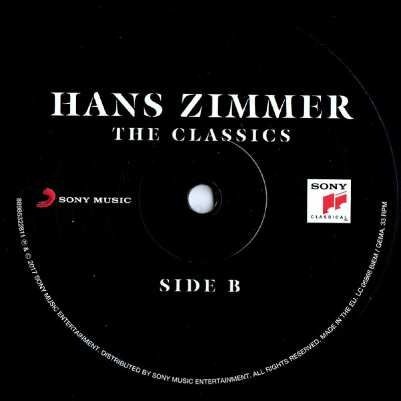 Hans Zimmer - The Classics (Europe 21 Feb 2017)