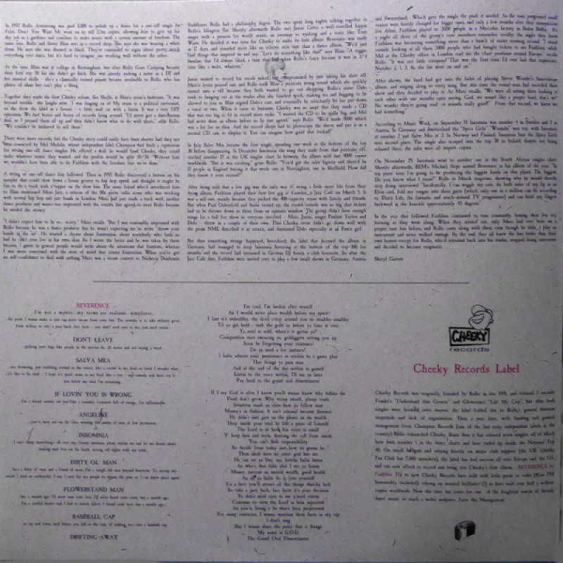 Вінілова платівка  Faithless - Reverence (Vinyl, LP, Album, Reissue, Repress)