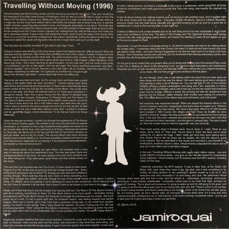 Jamiroquai - Travelling Without Moving (Europe 17 Nov 2017)