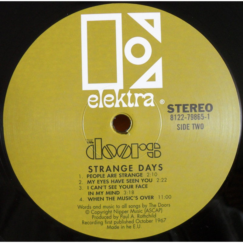 The Doors - Strange Days (Europe 14 Sep 2009)