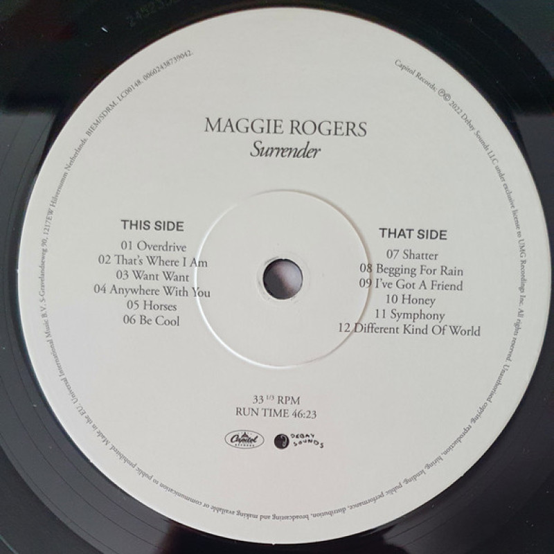 Maggie Rogers - Surrender (Europe 29 Jul 2022)