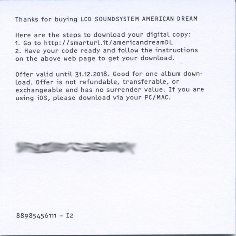 Вінілова платівка  LCD Soundsystem - American Dream (Vinyl, LP, Album, Stereo)