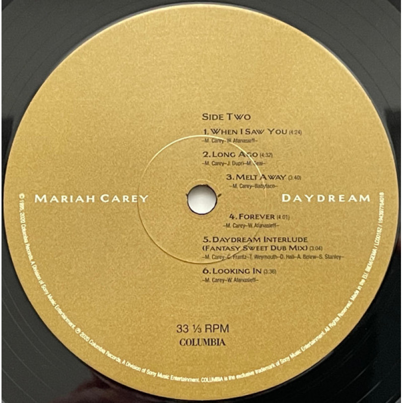 Mariah Carey - Daydream (Europe 06 Nov 2020)