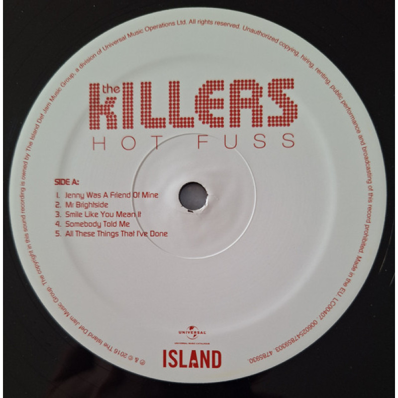 The Killers - Hot Fuss (Europe 2022)