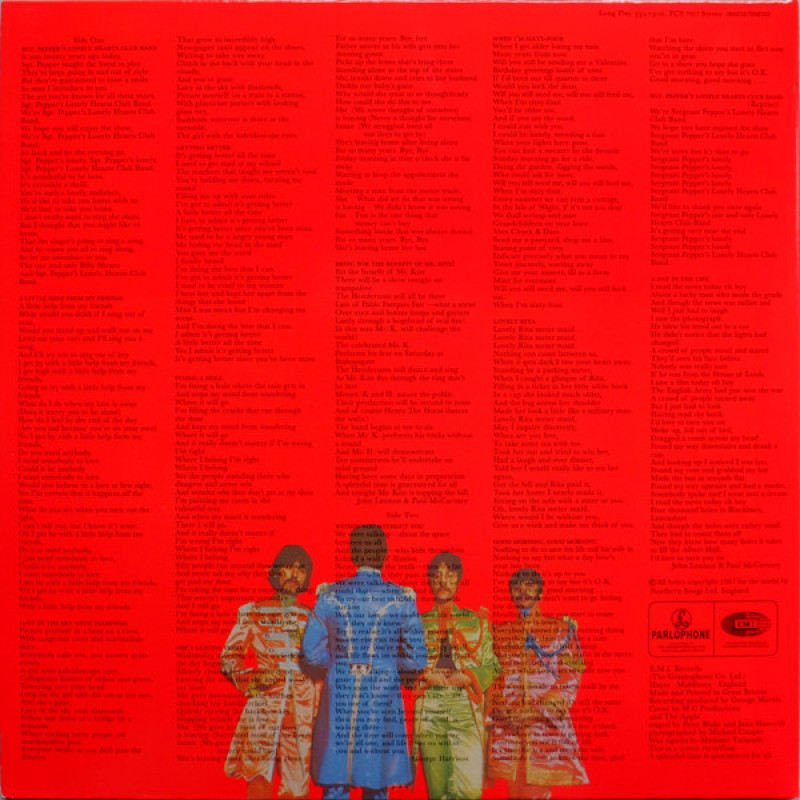 Вінілова платівка  The Beatles - Sgt. Pepper's Lonely Hearts Club Band (Vinyl, LP, Album, Reissue, Remastered, Repress, Stereo)