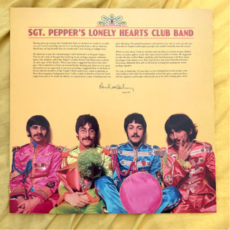 Вінілова платівка  The Beatles - Sgt. Pepper's Lonely Hearts Club Band (Vinyl, LP, Album, Reissue, Remastered, Repress, Stereo)